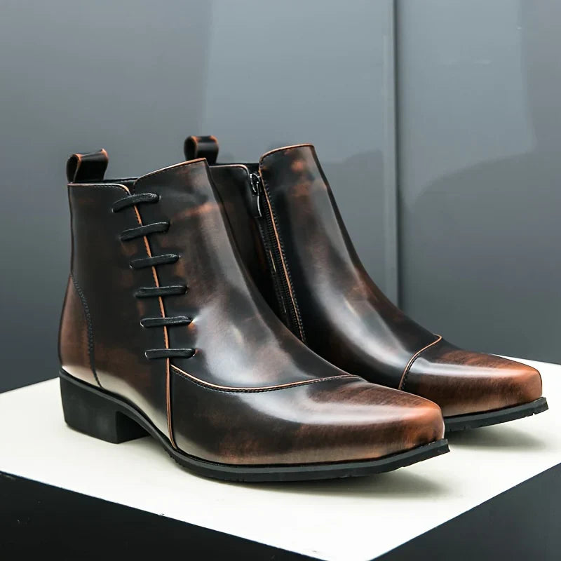 Samuel Thatcher Leder-Dressstiefel