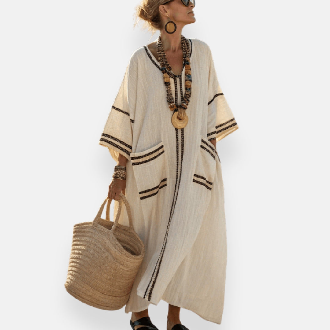 Suzanne | Kaftan Kleid entspannt und natürlich