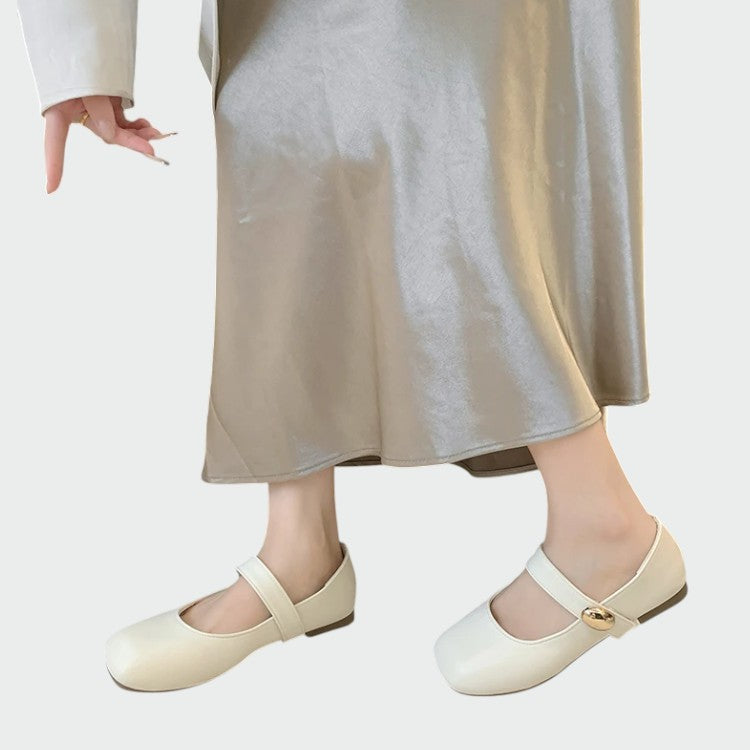 Olivia - Minimalistische Mary Jane Schuhe