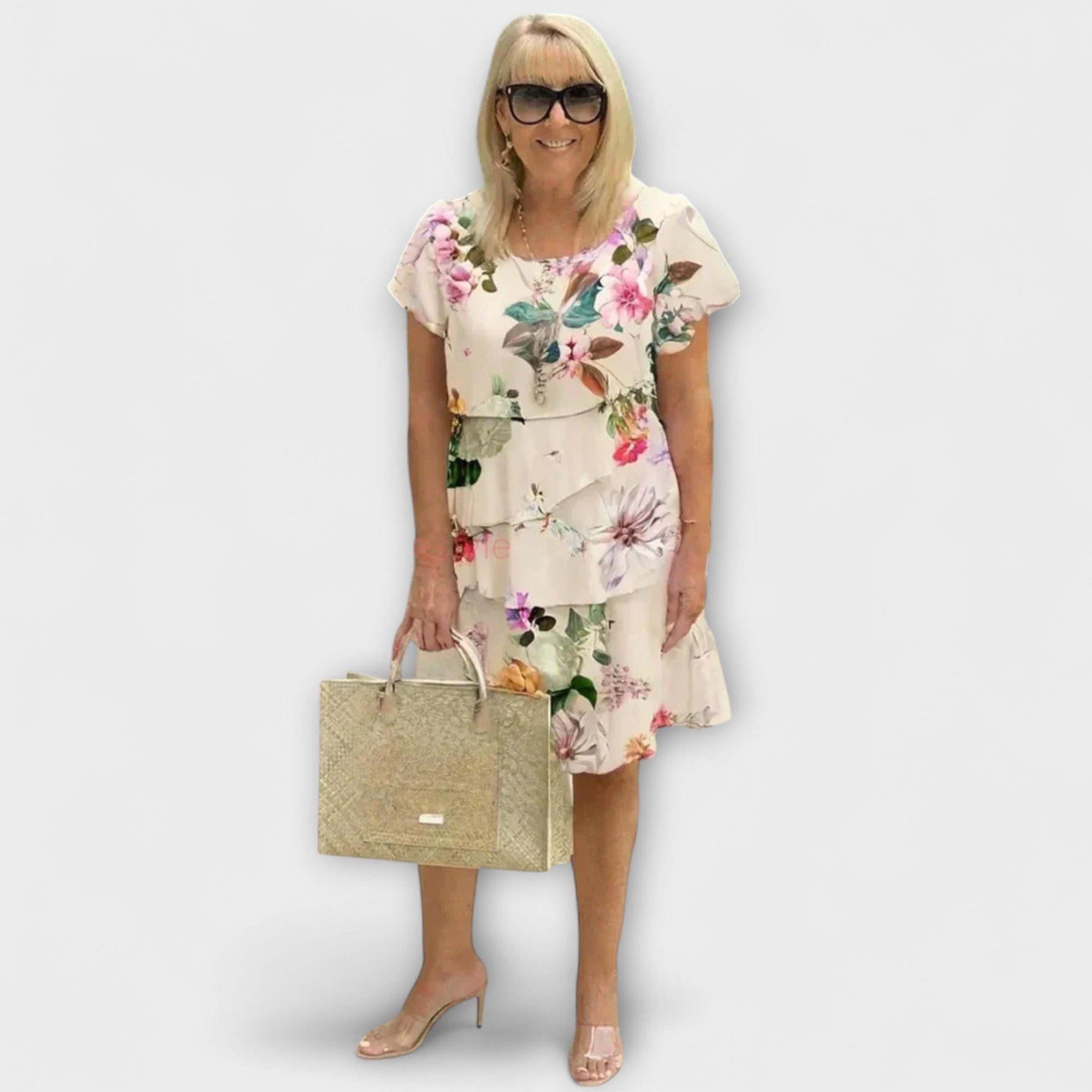 Aurora - Florales Eleganzkleid
