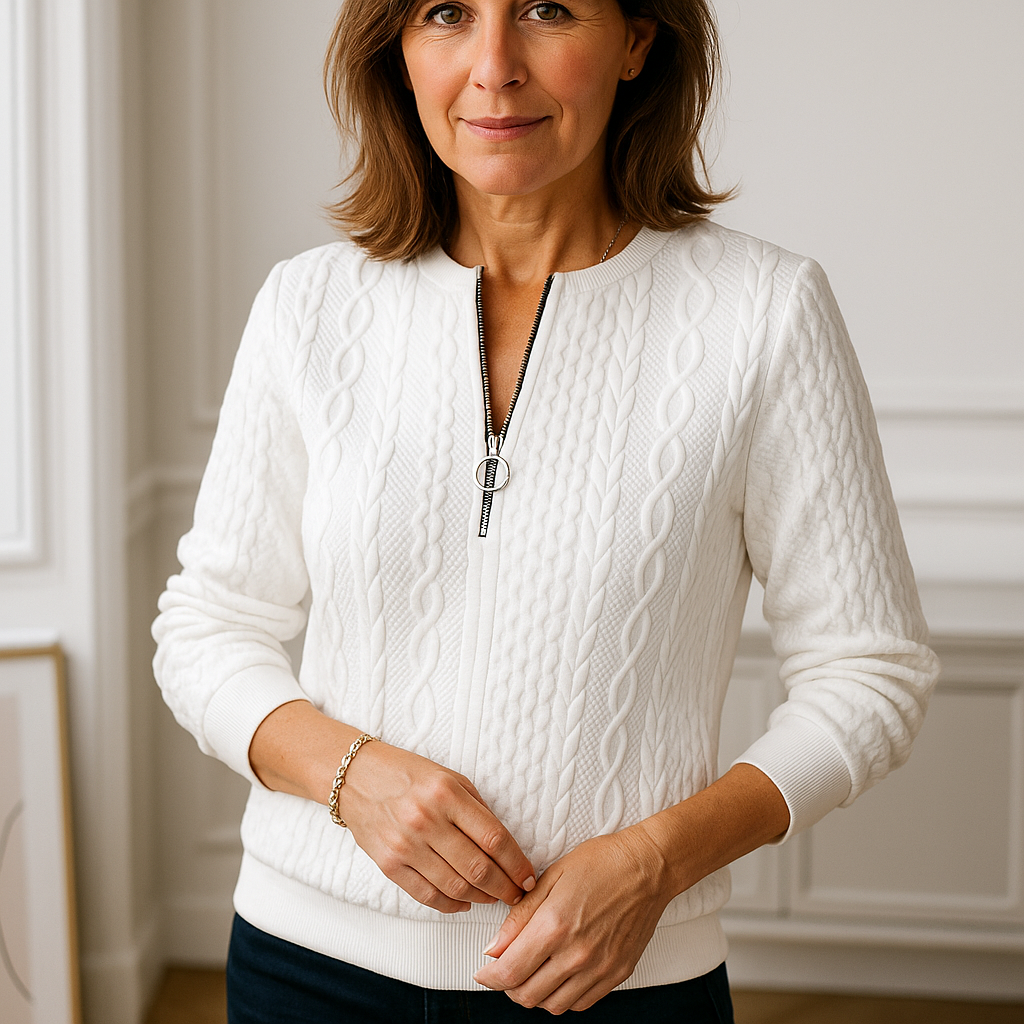 Emily™ | Chic Pulli aus feiner Strickware