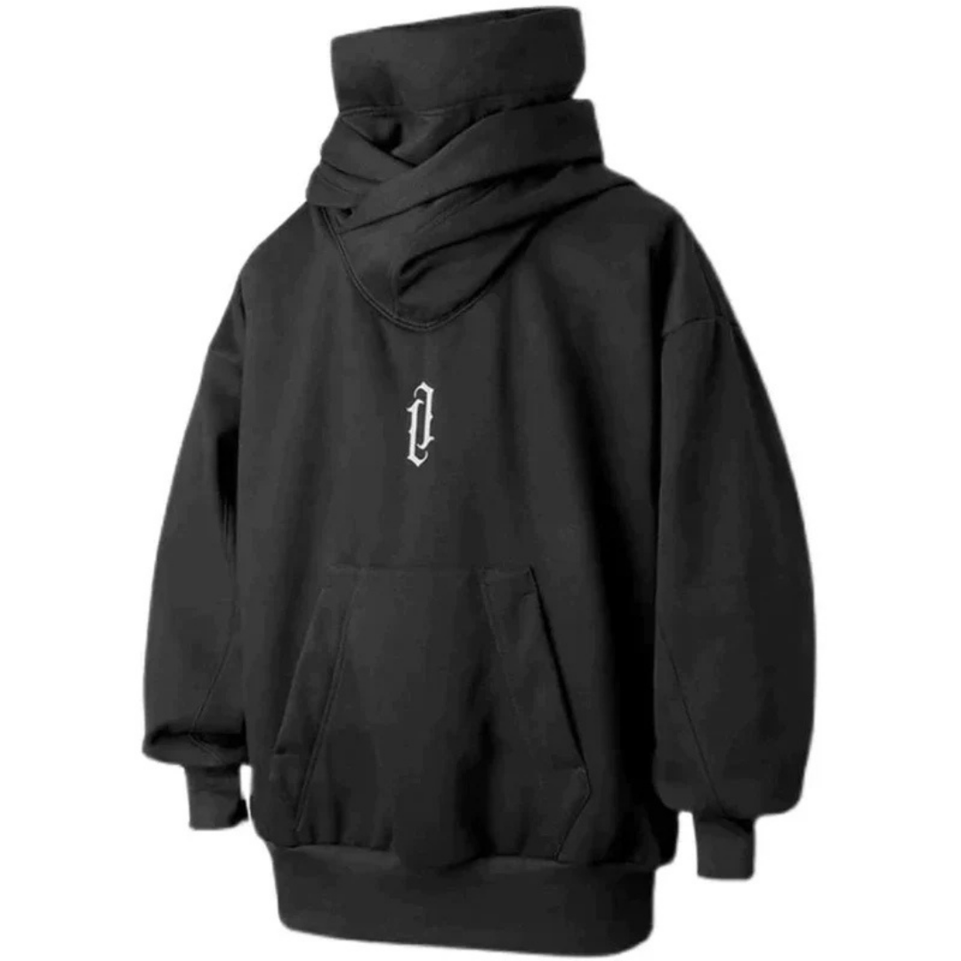 Übergroßer Hoodie mit doppelter Kapuze für Herren | Bequem