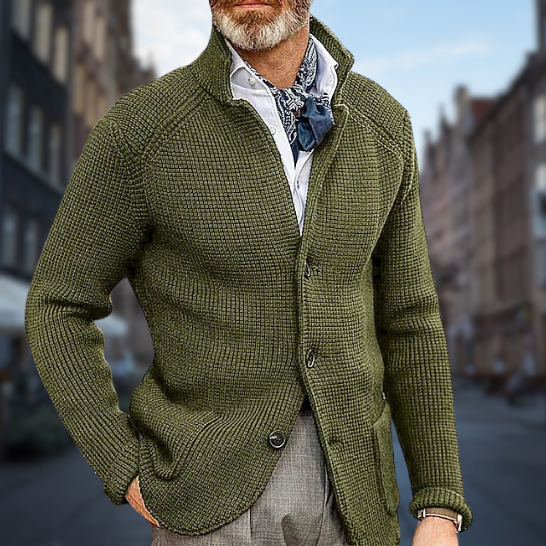 Nicolas™ - Weicher und eleganter Herren-Cardigan Letzter Tag 80% Rabatt!