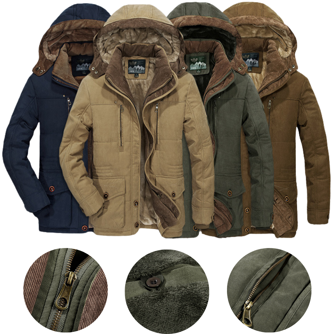 Maximilian™ Fleece-Futter Winterjacke Letzter Tag 80% Rabatt!