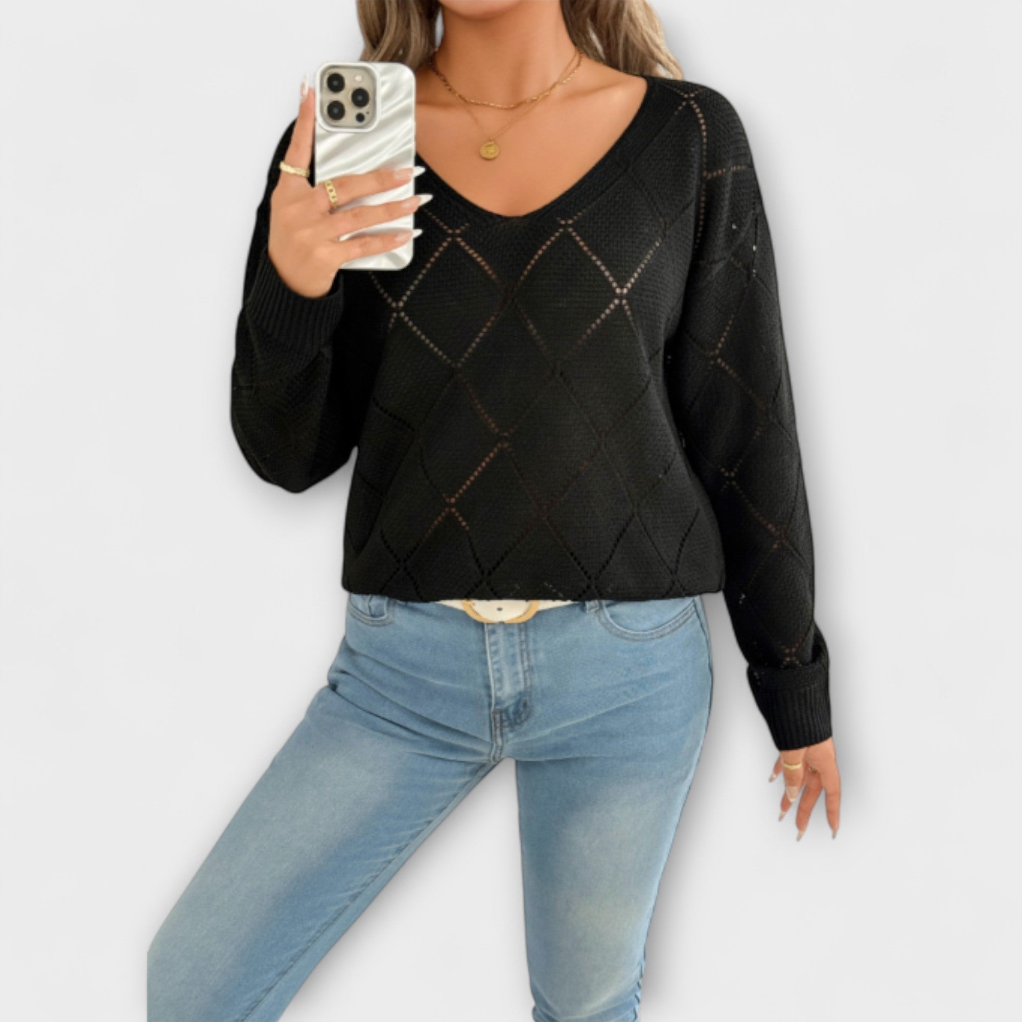 Aurora - Lässiger Pullover