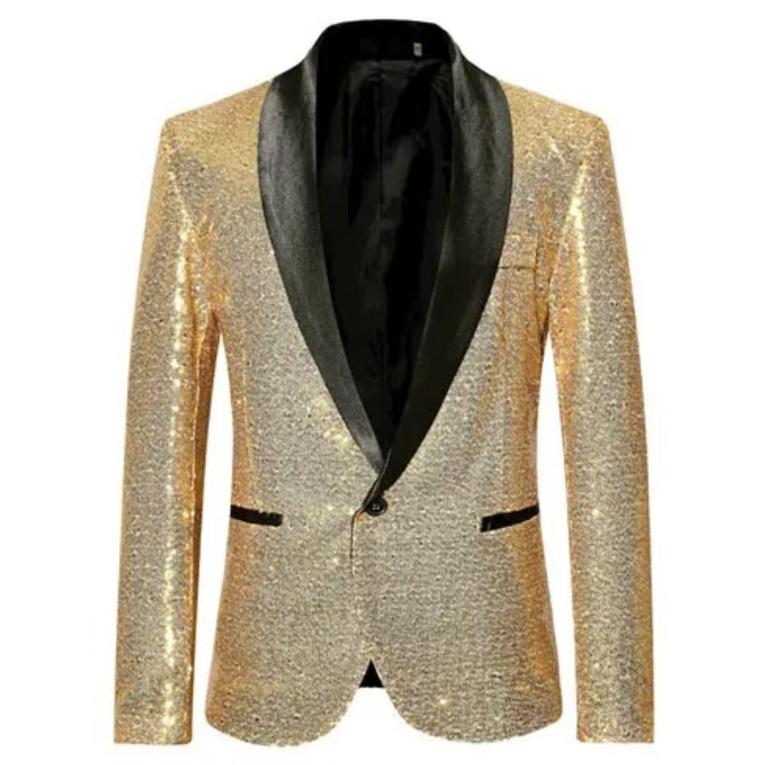 Glänzender Blazer für Herren