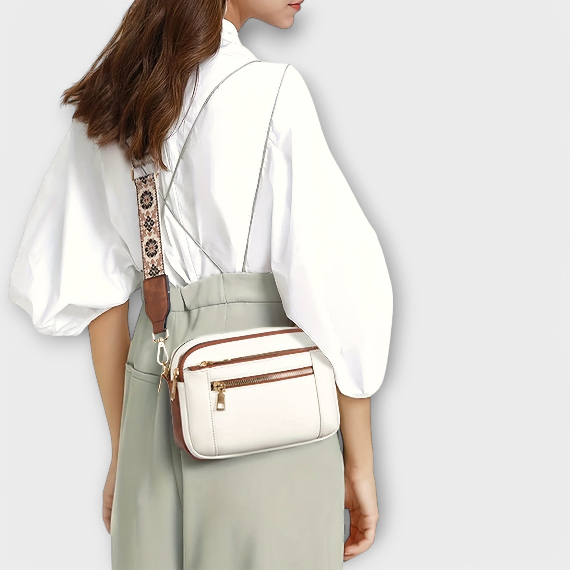 Aurora. - Crossbody Tasche aus veganem Leder