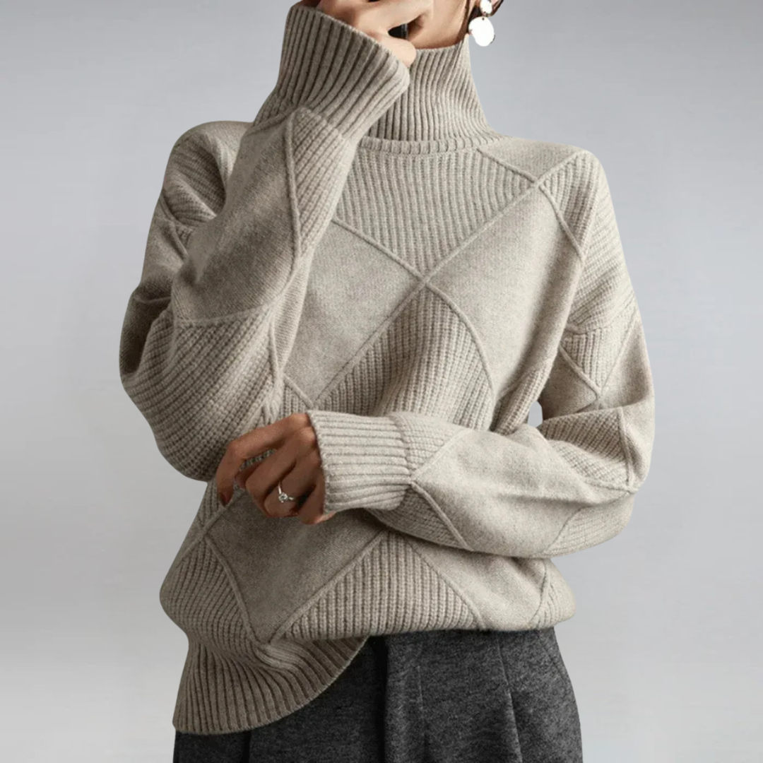 Lauren | Luxus Cashmere Rollkragenpullover