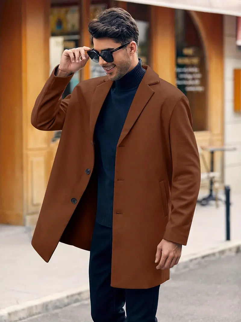 Einreihiger Trenchcoat für Herren
