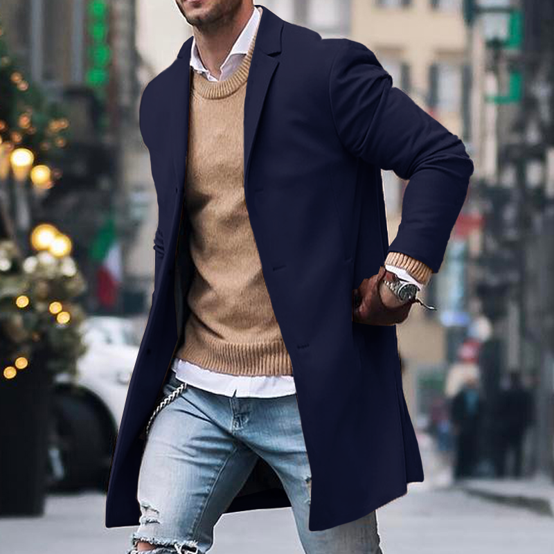 Einreihiger Trenchcoat für Herren