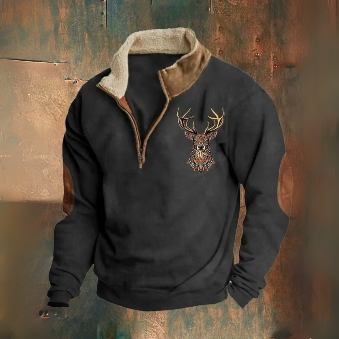 PAOLO™|PULLOVER MIT VIERWEG-ZIP