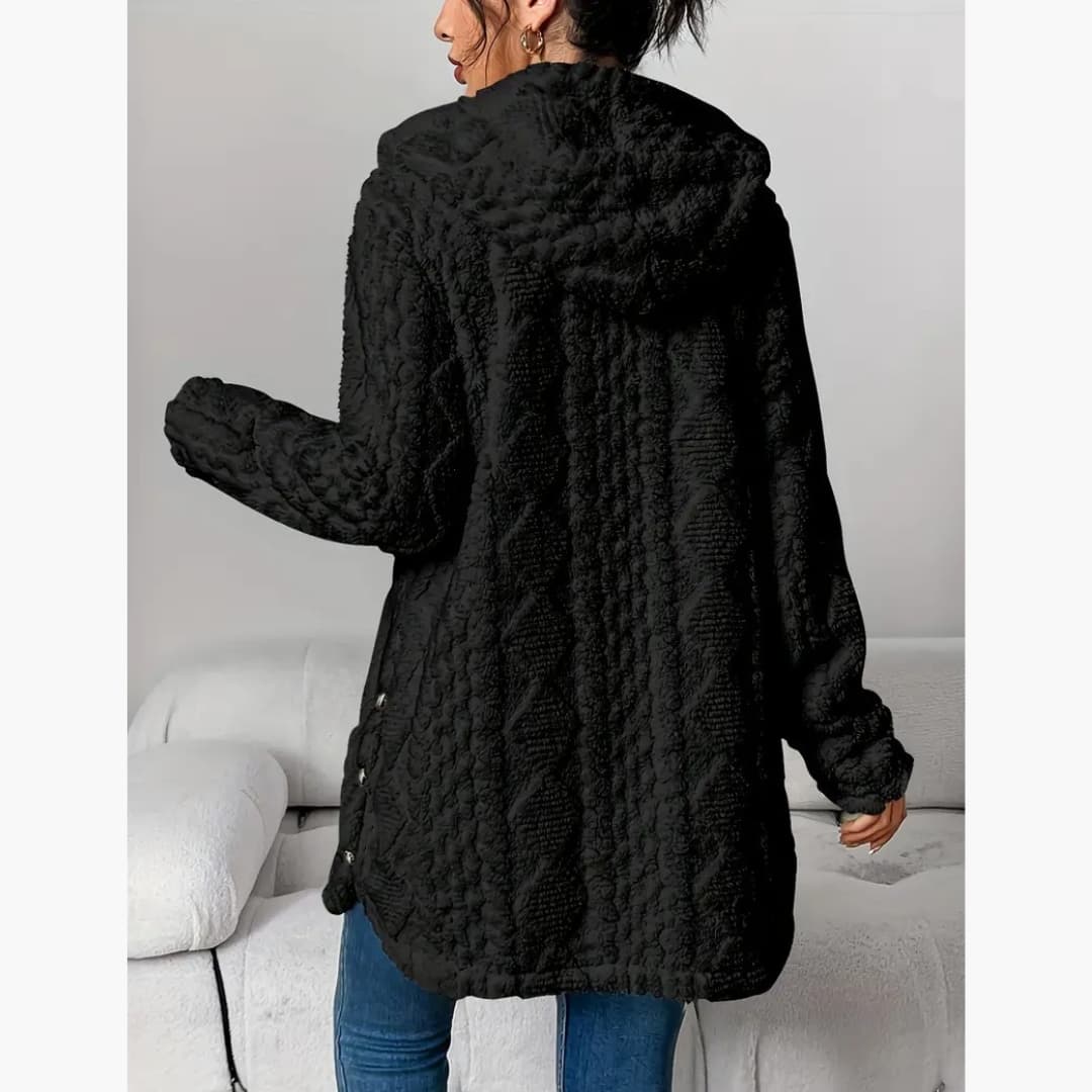 Edith - Gemütlicher Hoodie mit Teddyjacke für Damen