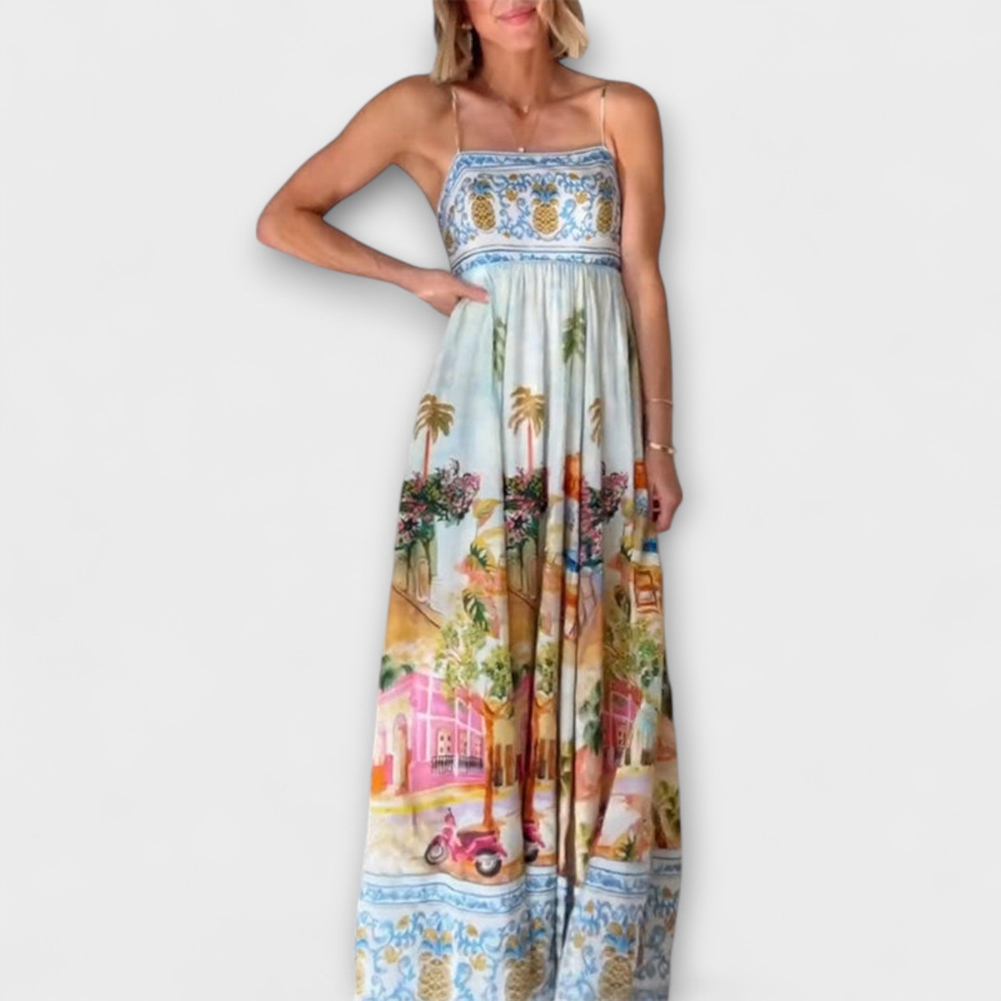 Aurora - Aracati Multicolor Maxikleid
