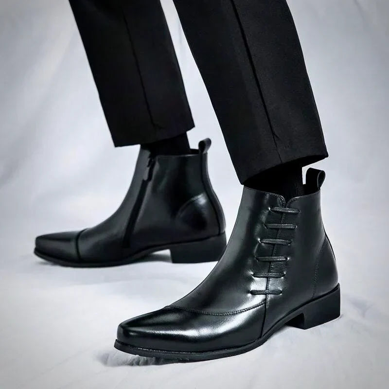 Samuel Thatcher Leder-Dressstiefel