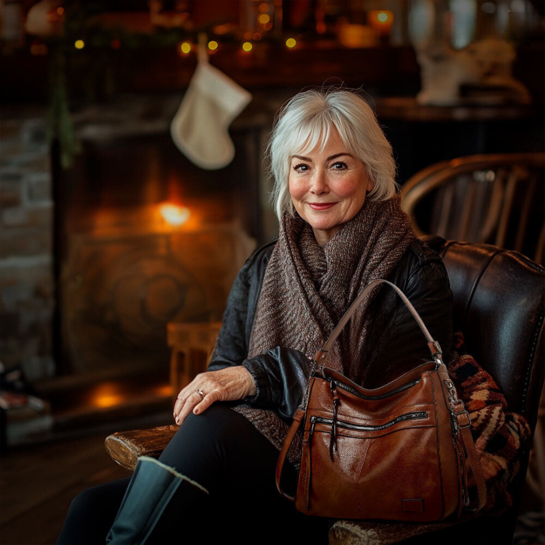 Muriel | Schultertasche mit vintage Charme