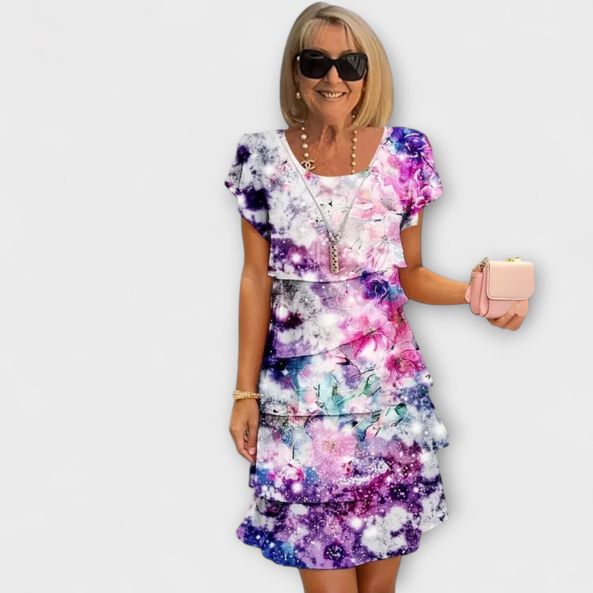 Aurora - Florales Eleganzkleid