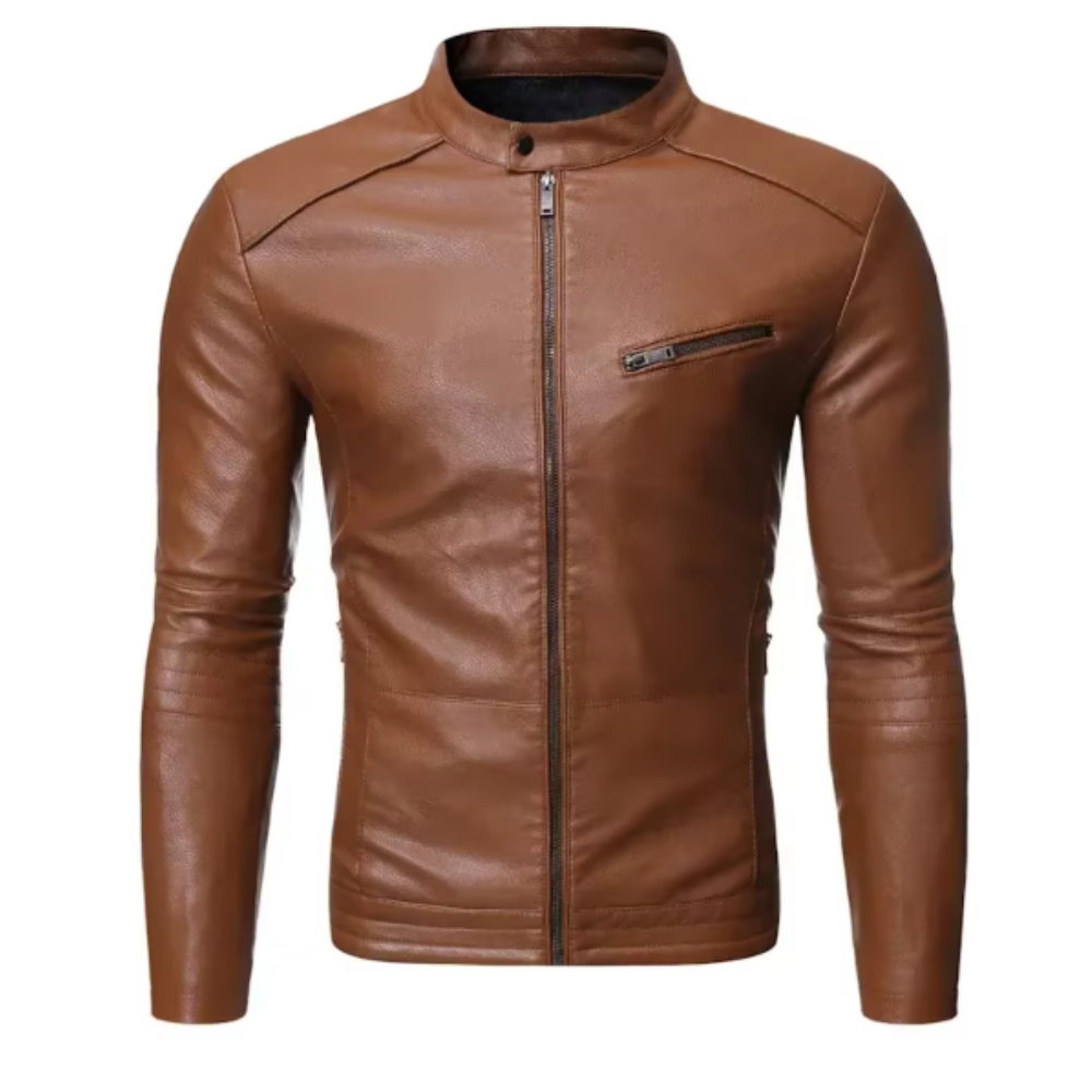 Elegante Lederjacke