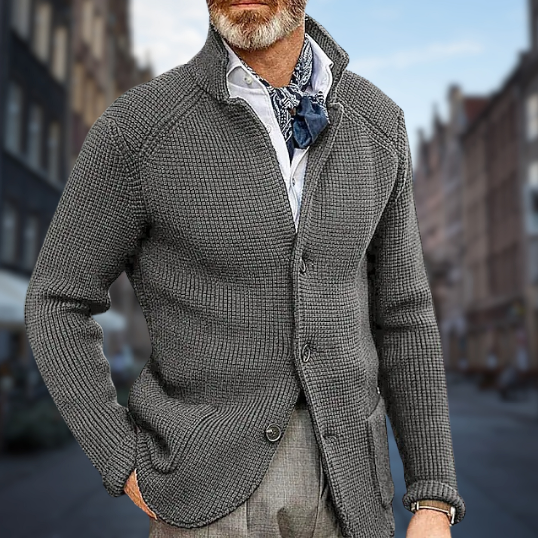 Nicolas™ - Weicher und eleganter Herren-Cardigan Letzter Tag 80% Rabatt!