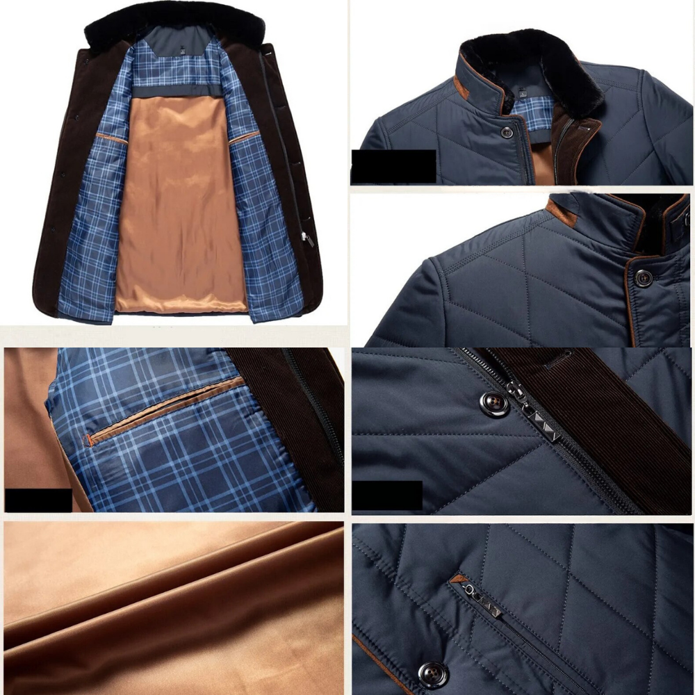 Winterjacke mit Stehkragen für Herren