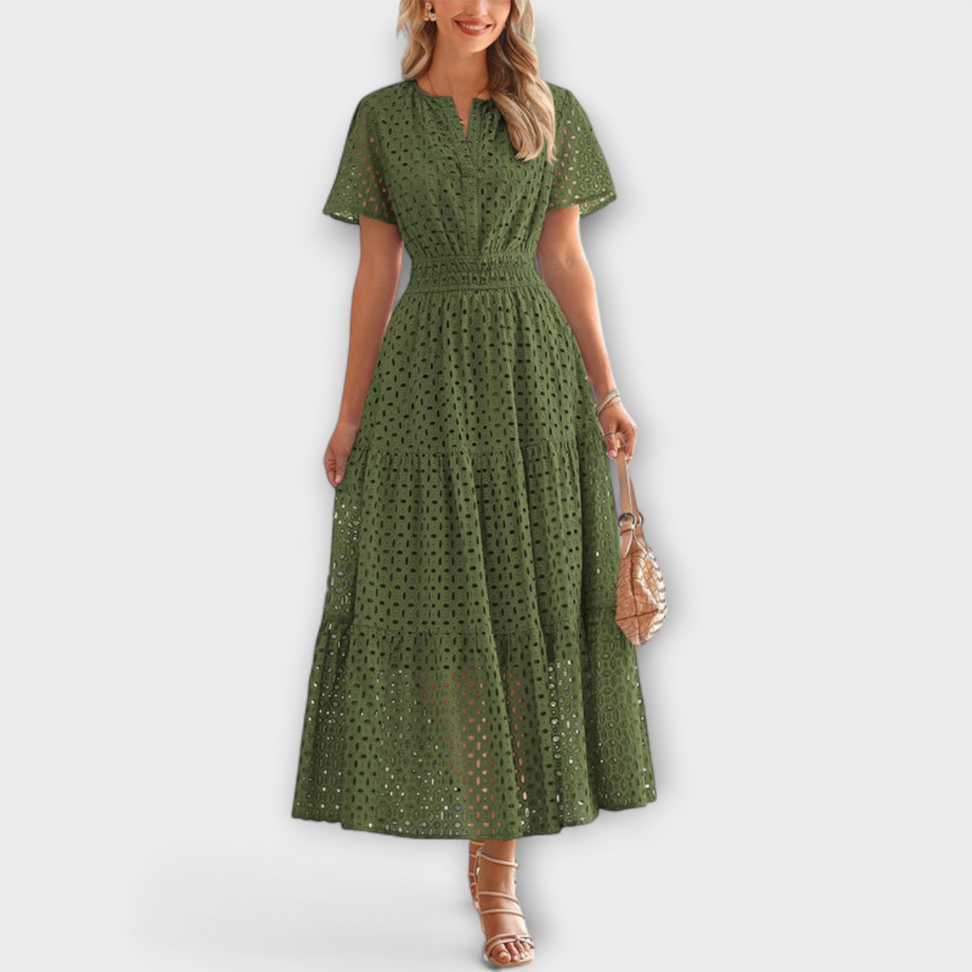 Aurora - Elegantes Spitzen-Sommerkleid