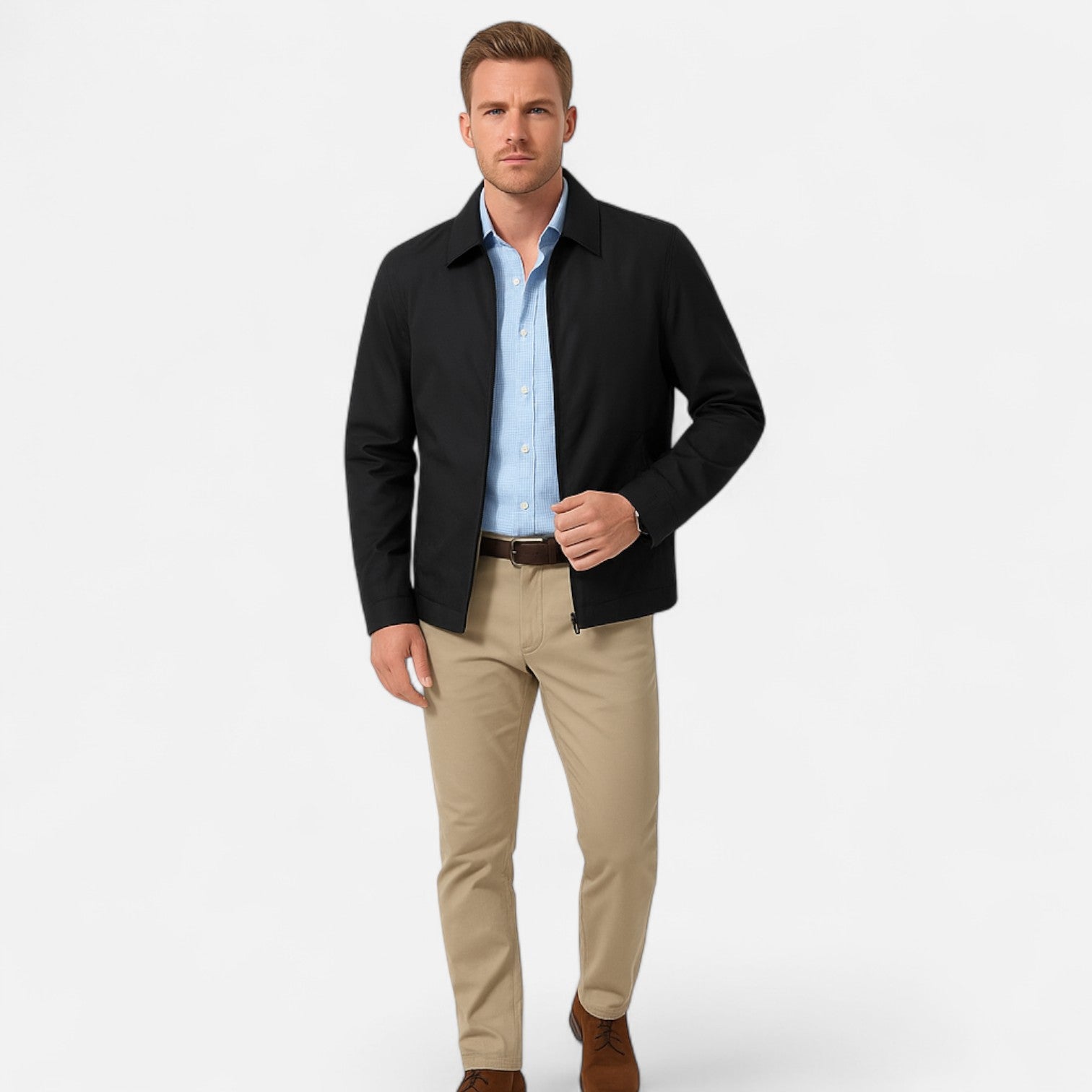 Die Marke des Gentlemans | Leichte Jacke – Herren Smart Casual Oberbekleidung für vielseitiges Schichten