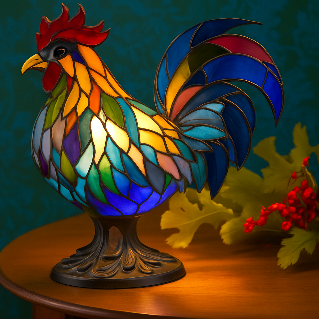 Cocotte – Magische Lampe im bunten Glas