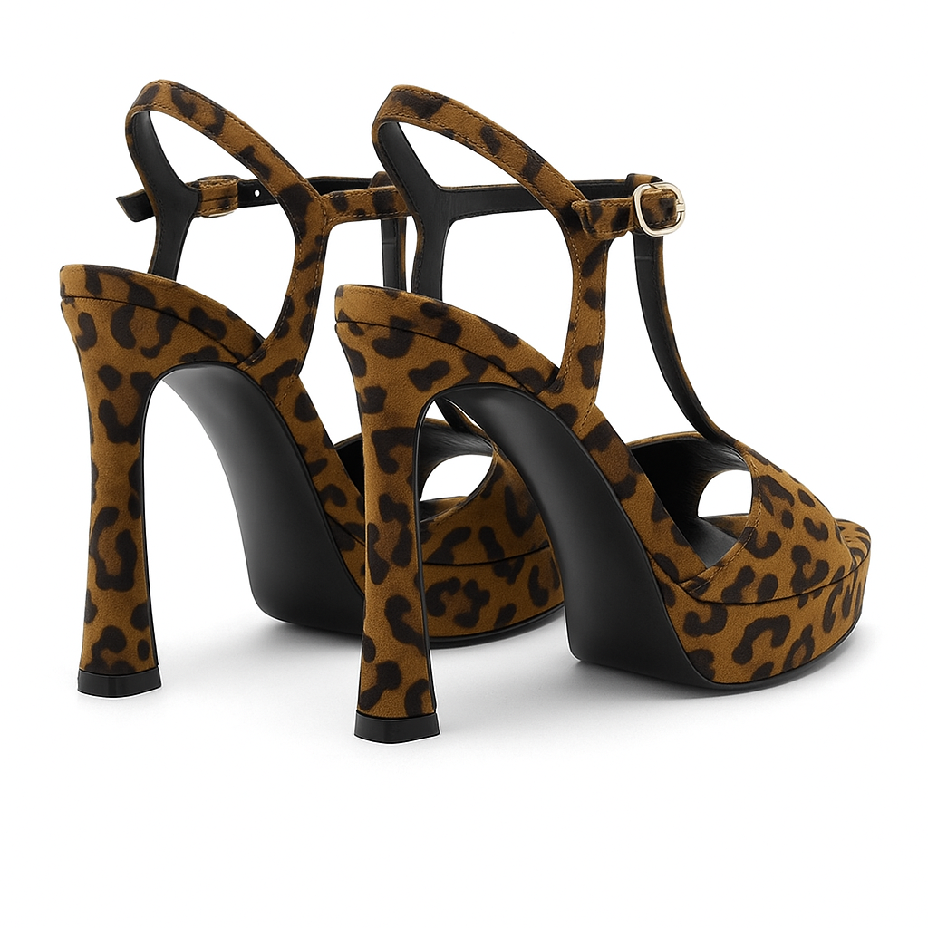 Giulia™ | High Heels mit Animal-Print