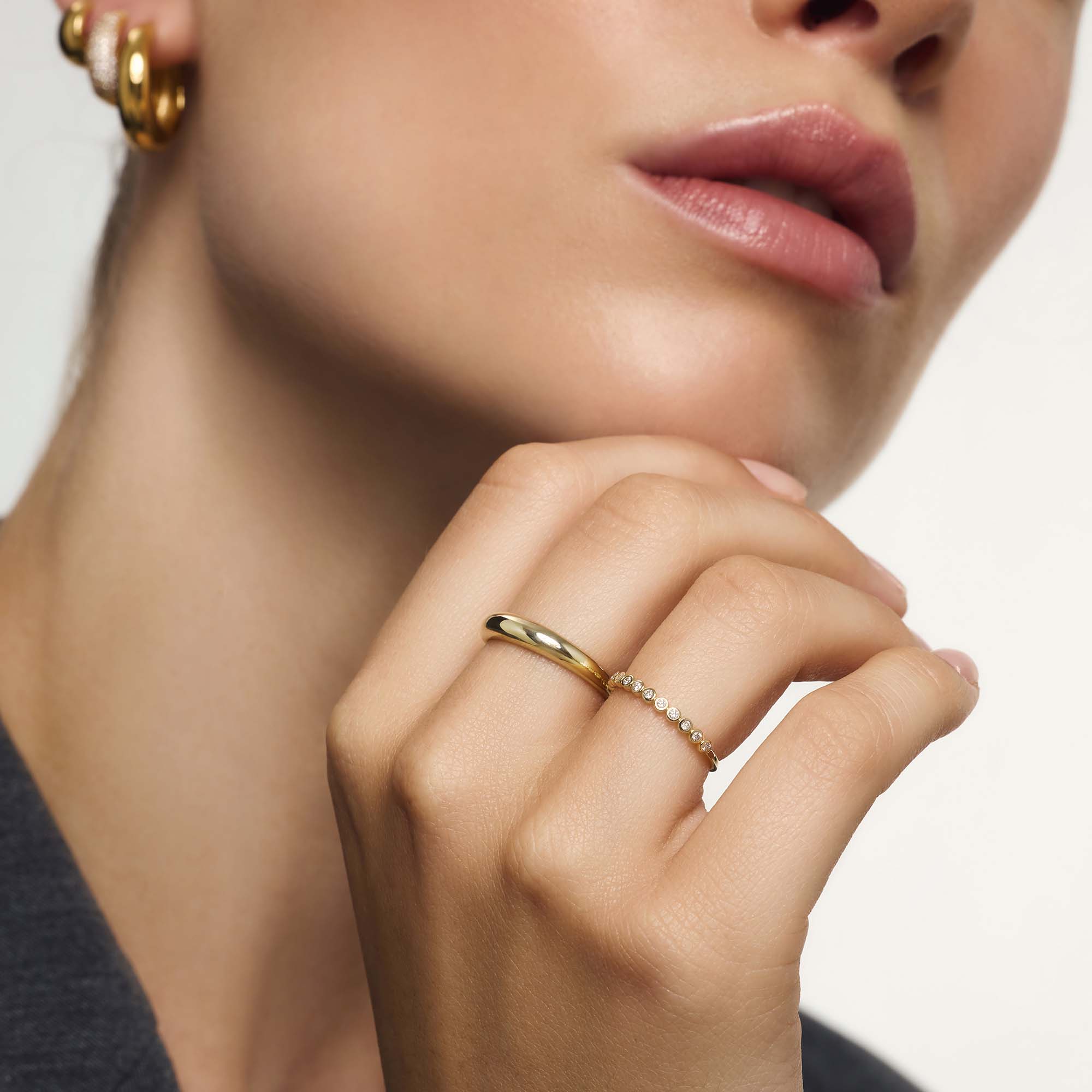 Anello Midi Dome | Gold
