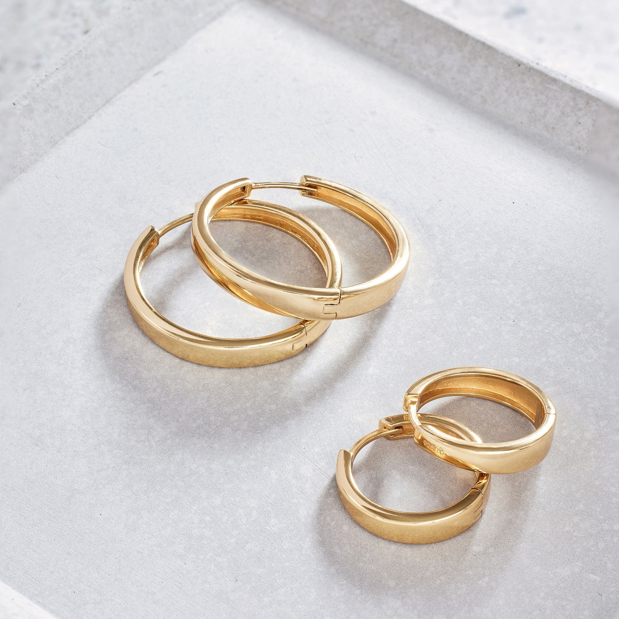 Orecchini a cerchio Gia Statement | Gold
