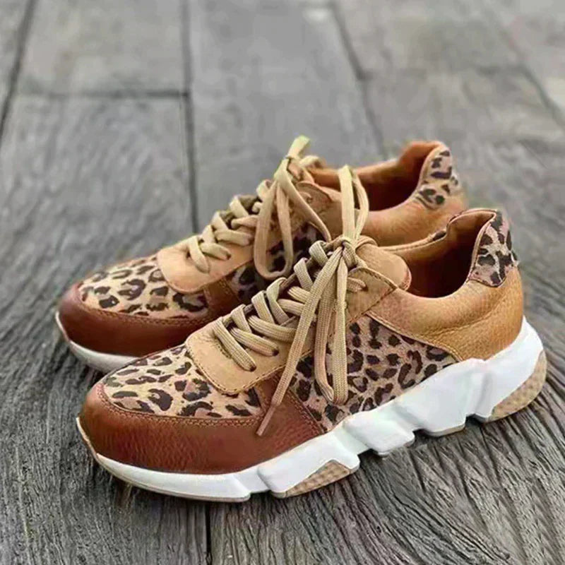 Crissa | Bequeme Leoparden-Sneaker