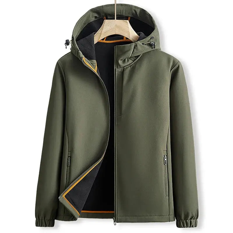 Herren Bomberjacke mit Kapuze Elegant