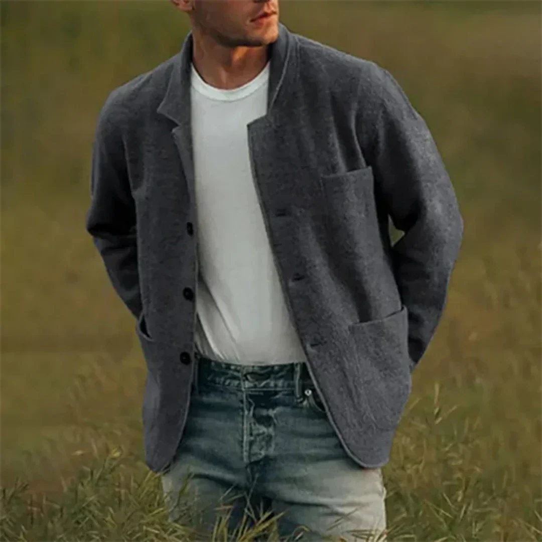Jacke mit Knöpfen für Herren