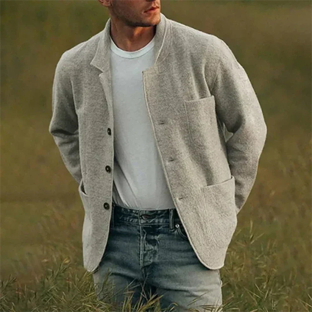 Jacke mit Knöpfen für Herren