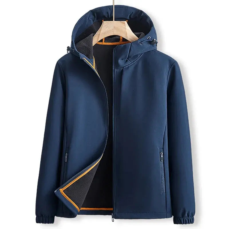 Herren Bomberjacke mit Kapuze Elegant