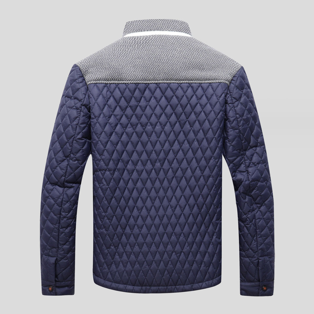 Geknöpfte Steppjacke für Herren