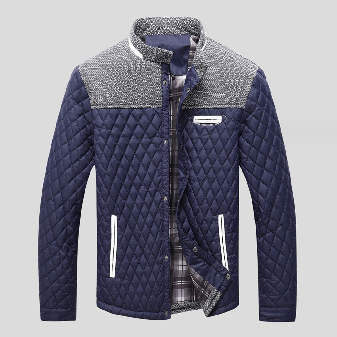 Geknöpfte Steppjacke für Herren