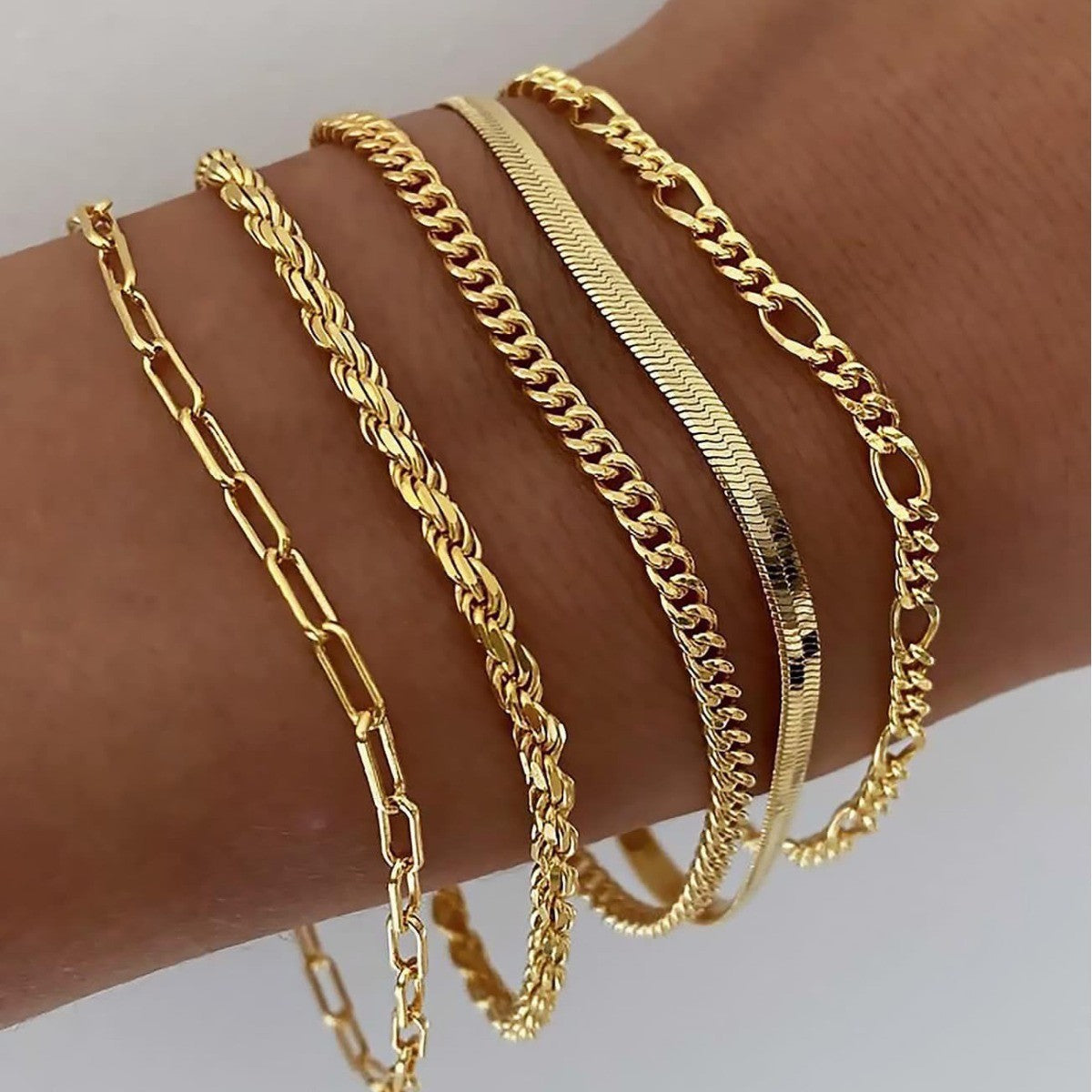 Set von Armbändern Ellis Renner | Gold
