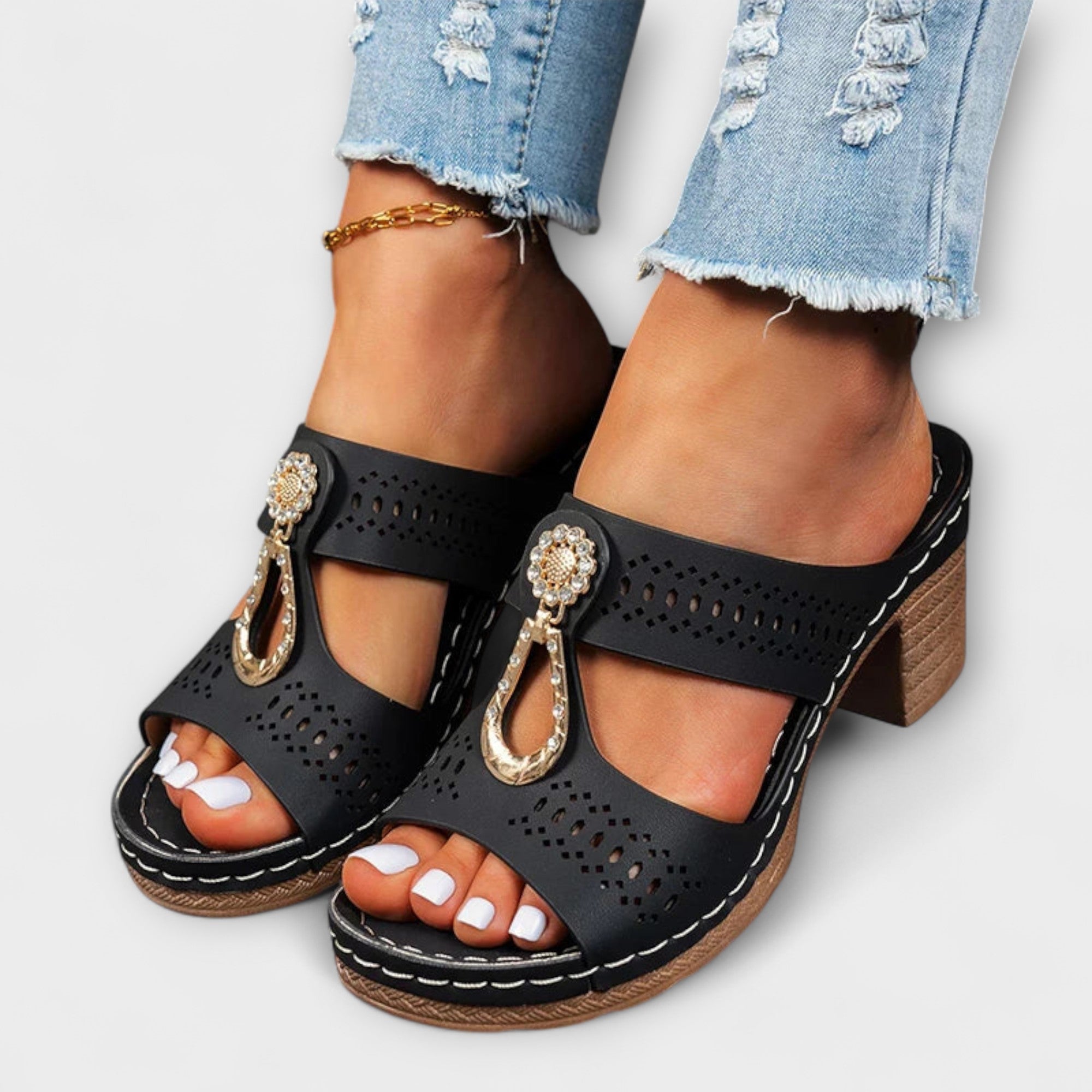 Aurora - Stilvolle und Bequeme Orthopädische Sandalen