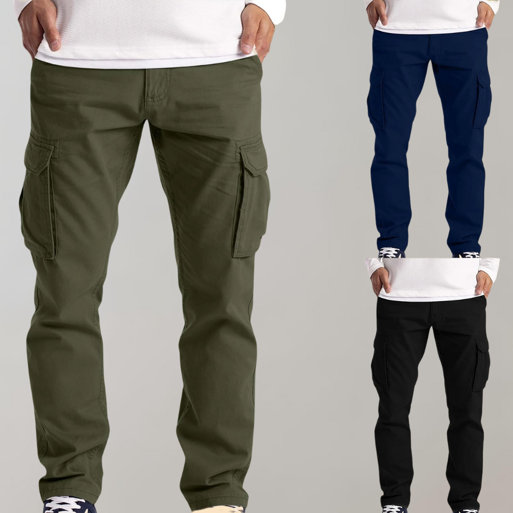 Herren Cargo Hose – Bequeme Freizeithose mit praktischen Taschen und modernem Stil