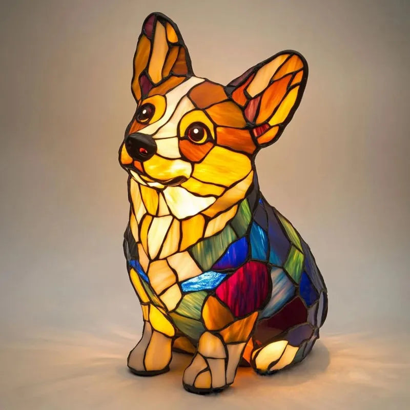 Pitchou – Strahlende Corgi-Lampe