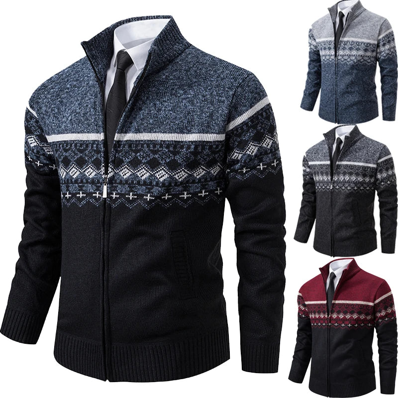 Howard™ – Nordic Knit Zip Cardigan