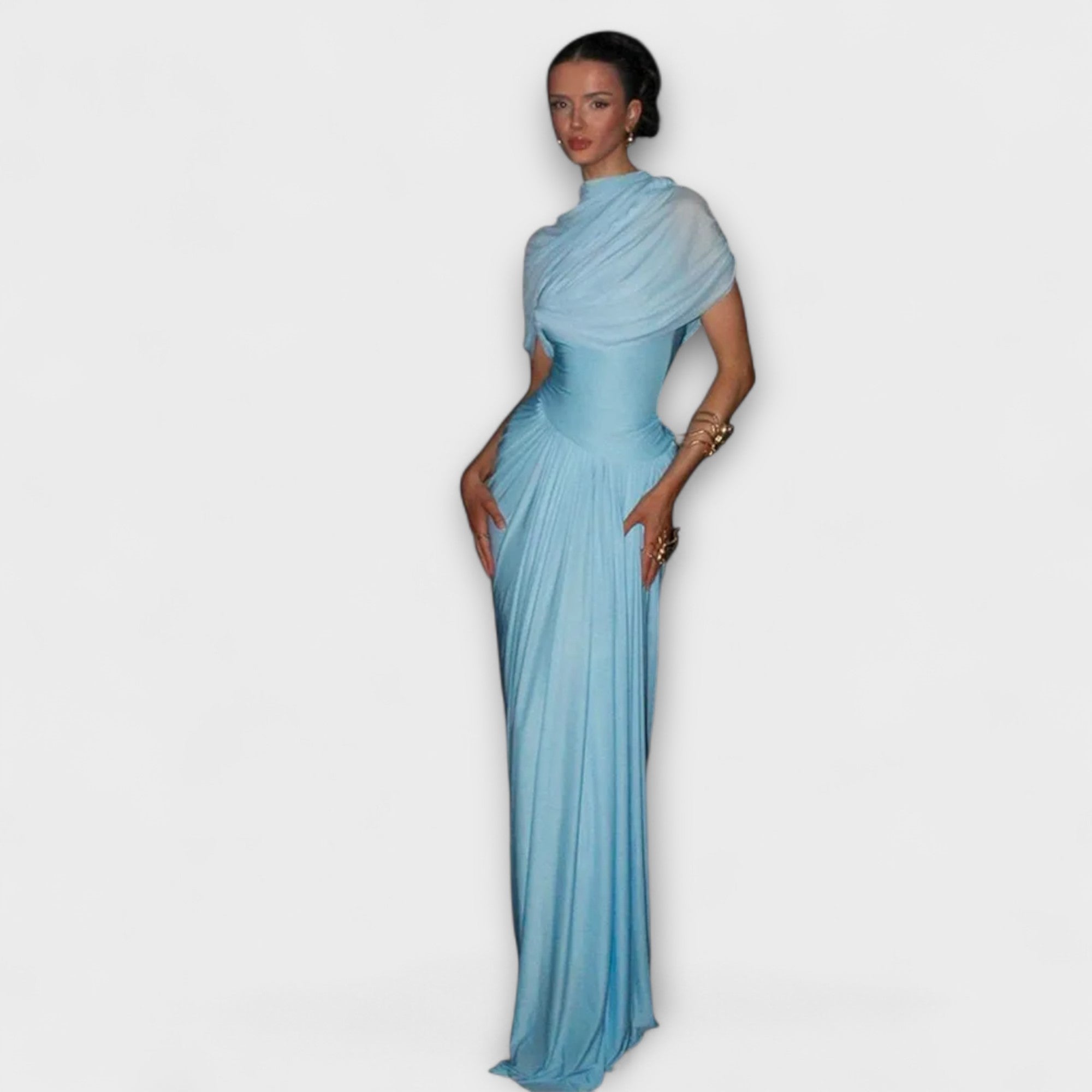 Aurora nges Kleid mit Rollkragen