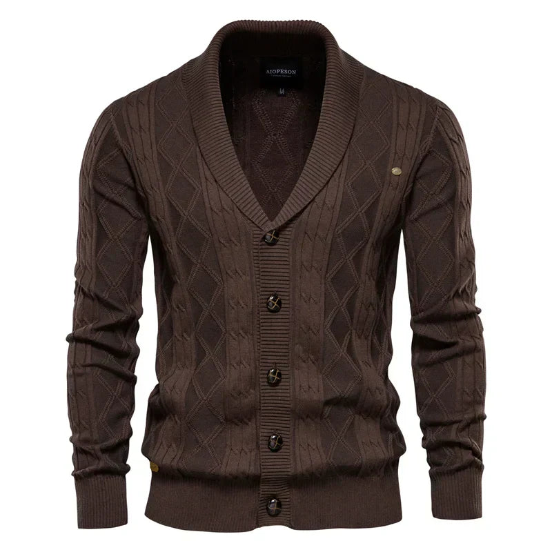Mika | Herren Cardigan mit Knopfleiste