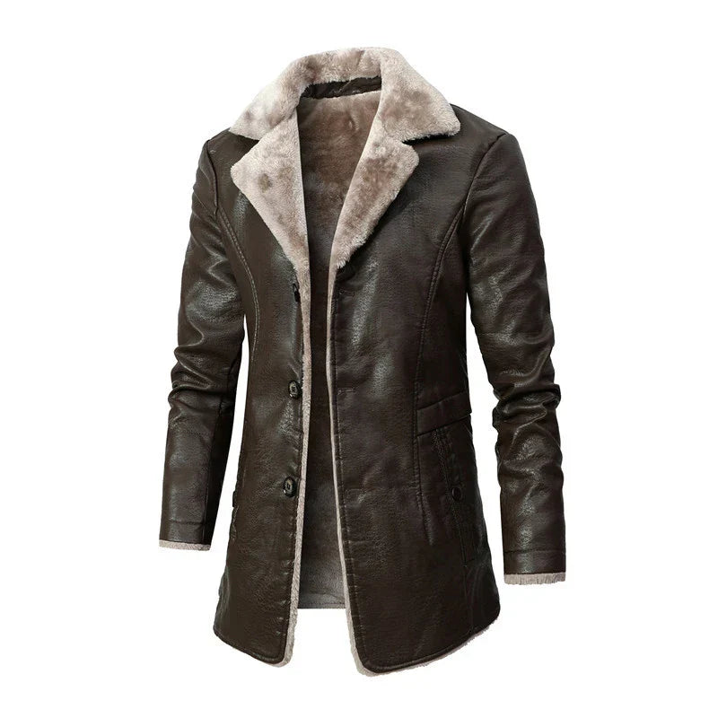 Einreiher Jacke mit Revers für Herren
