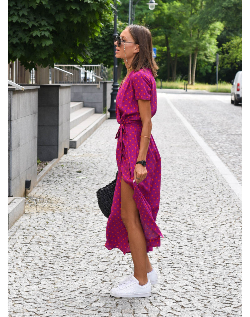 Nadine™ | Midi-Blumen Kleid