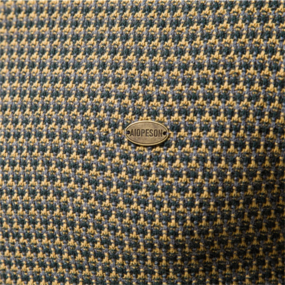 Mika München | Herrenpullover mit Karomuster