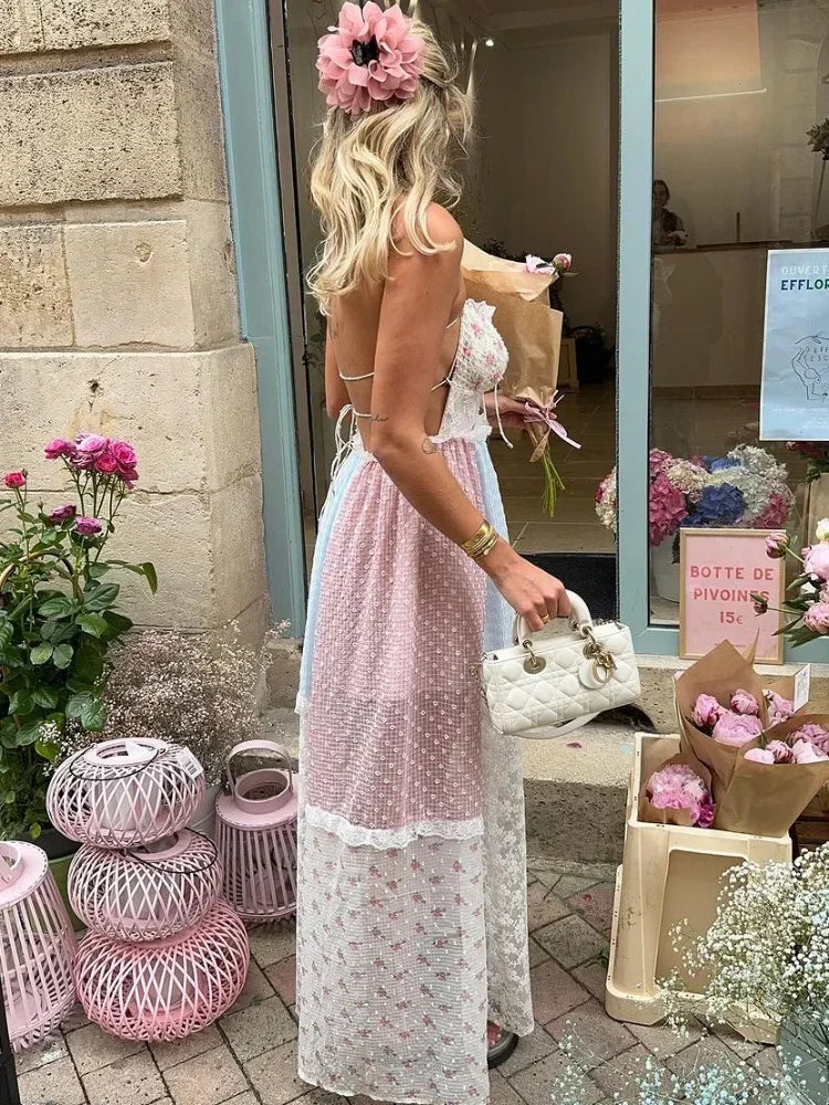 Viviana™ | Patchwork-Kleid mit Trägern