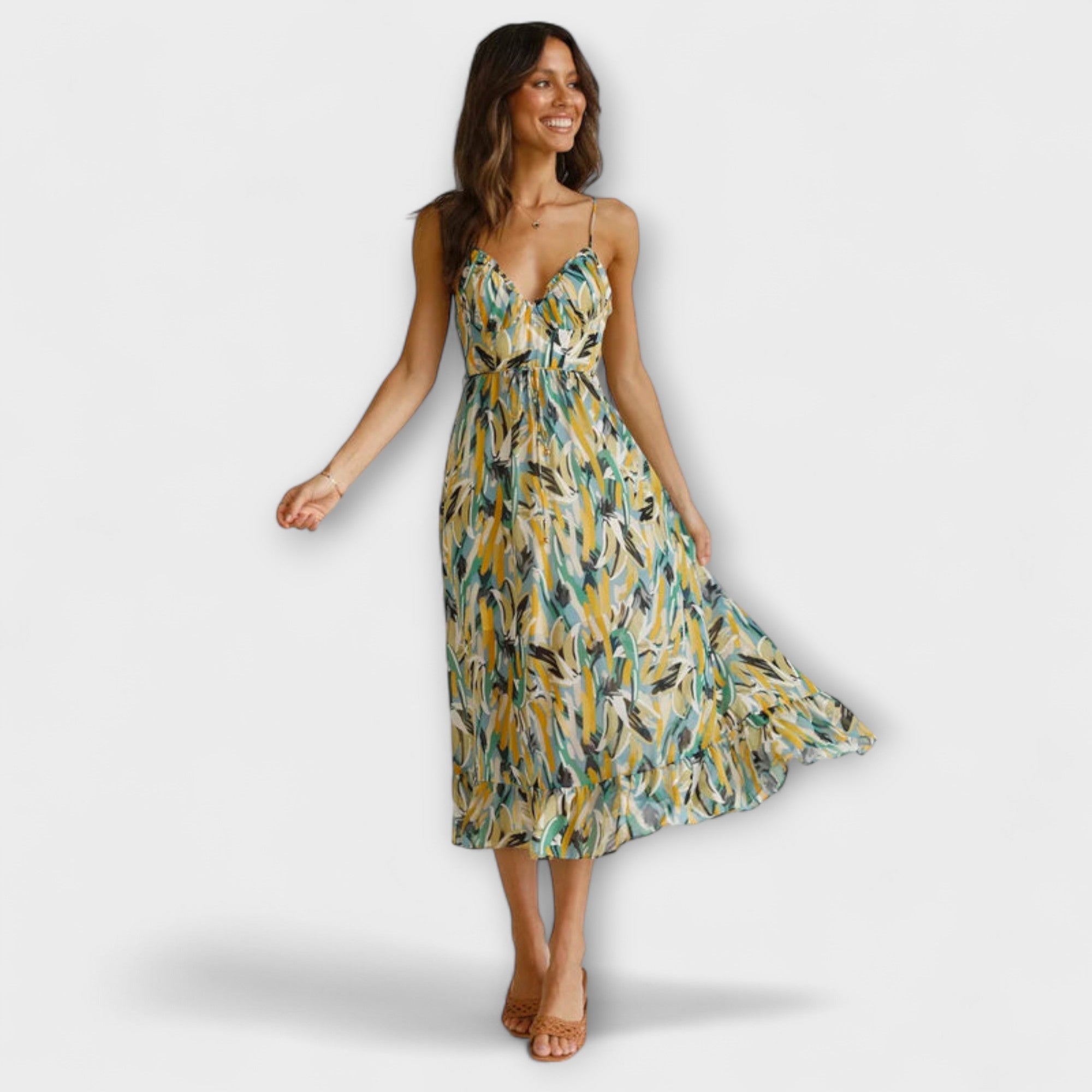 The product title remains unchanged: "Thekla - Elegantes Sommerkleid".