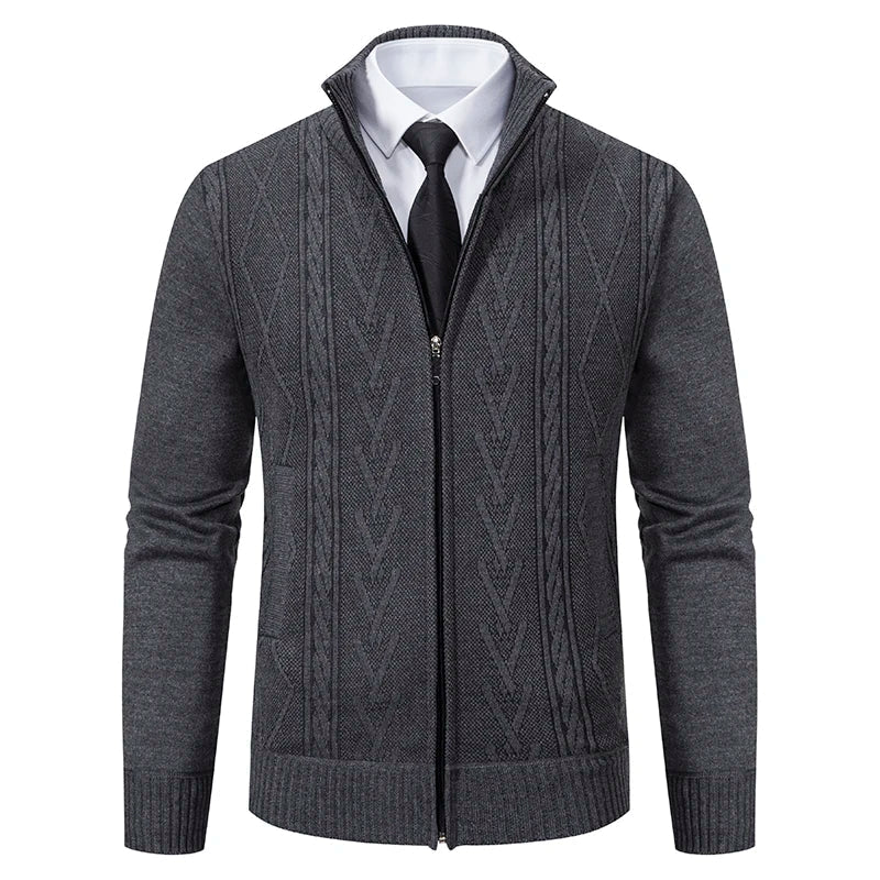 Dawson™ – Strukturierter Zip-Cardigan