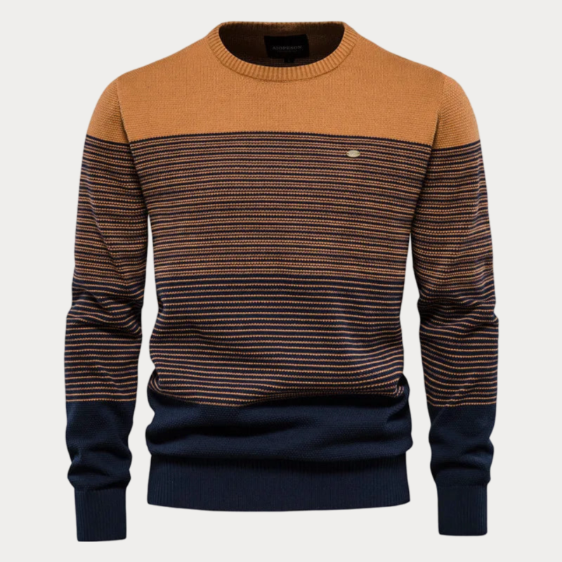 Rundhals-Strickpullover für Herren
